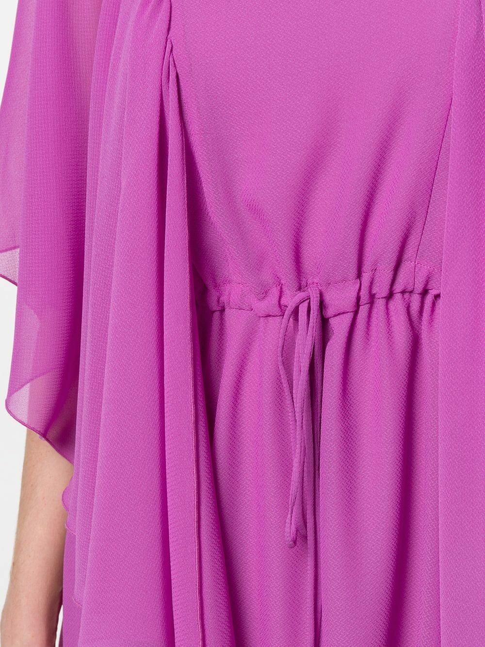 will+Dress Season2 ソフィー・ベル fr See by Chloé - Striking Purple Ruffle Front Dress