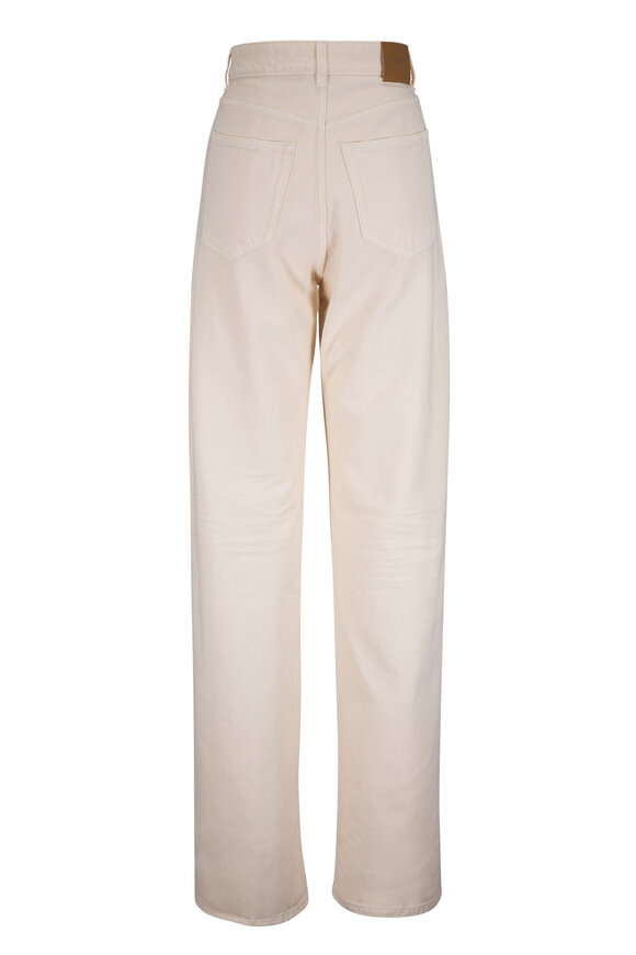Saint Laurent French Vanilla V Waist Baggy Jean - view 3