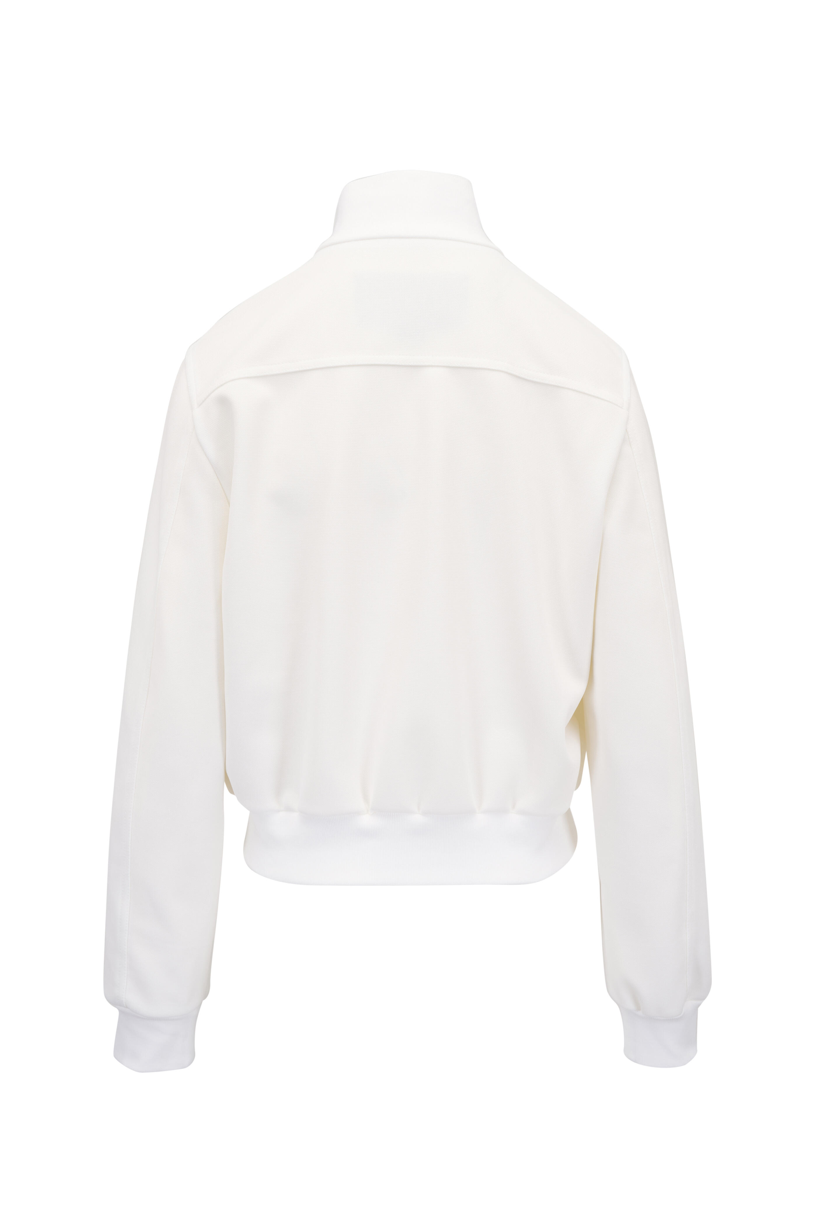Valentino - Ivory Solid Structured Jersey Jacket