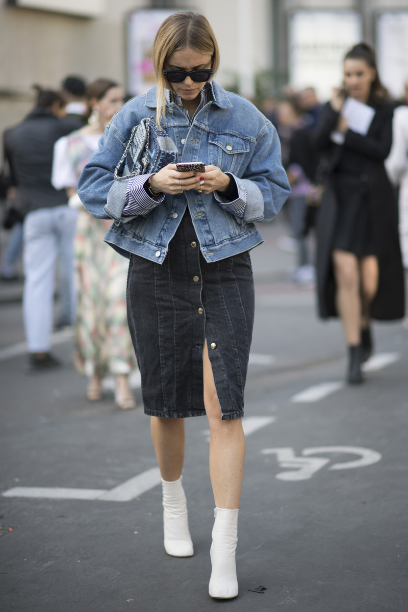 Jean Jacket Street Style 