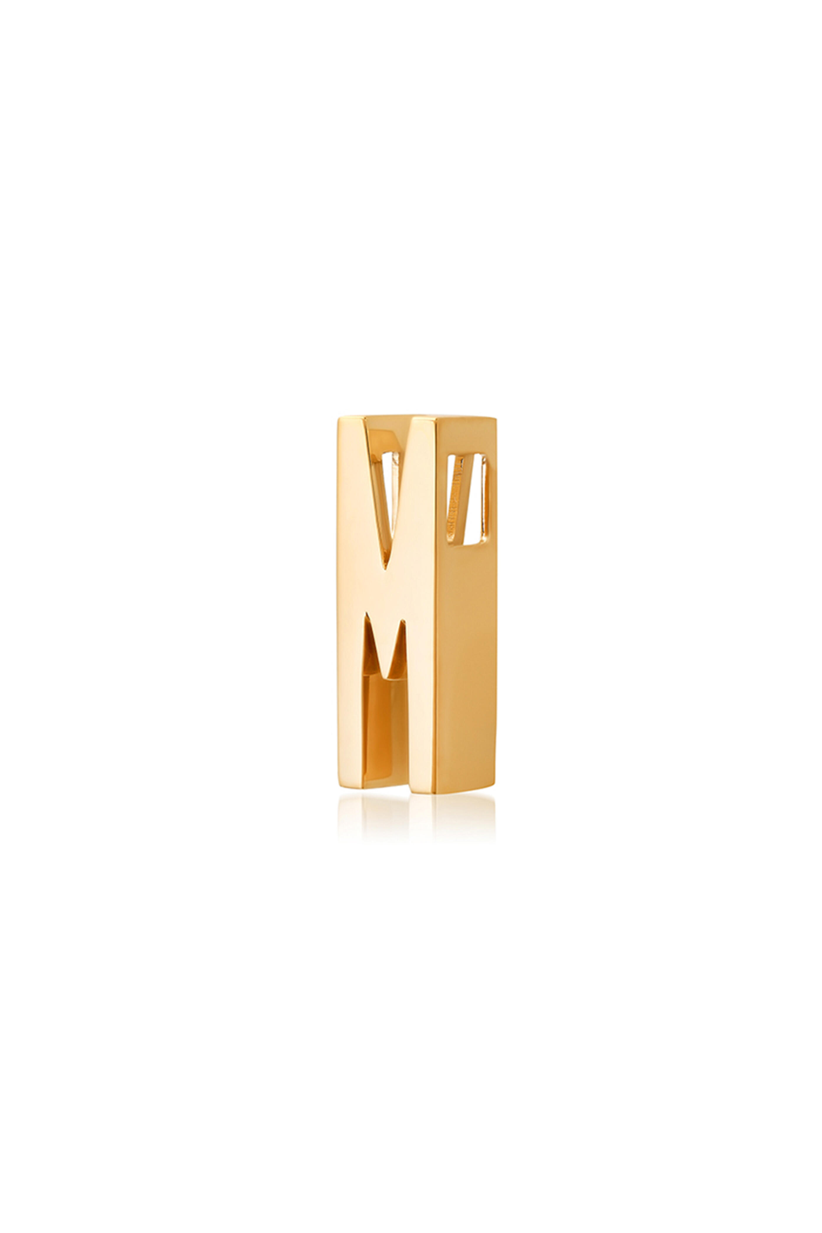 Helena Rose - 14k Yellow Gold Slide-On Classic "M" Initial