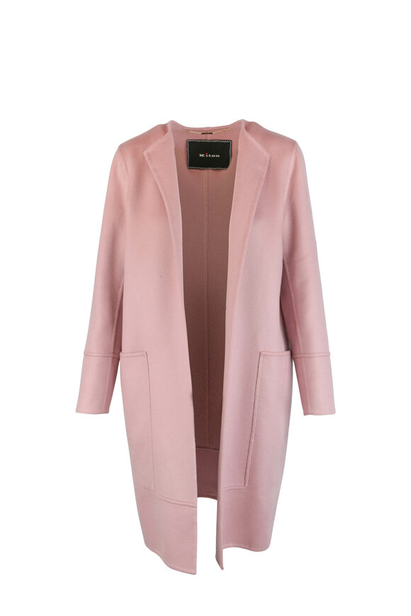 Kiton - Pink Cashmere Topper Jacket 