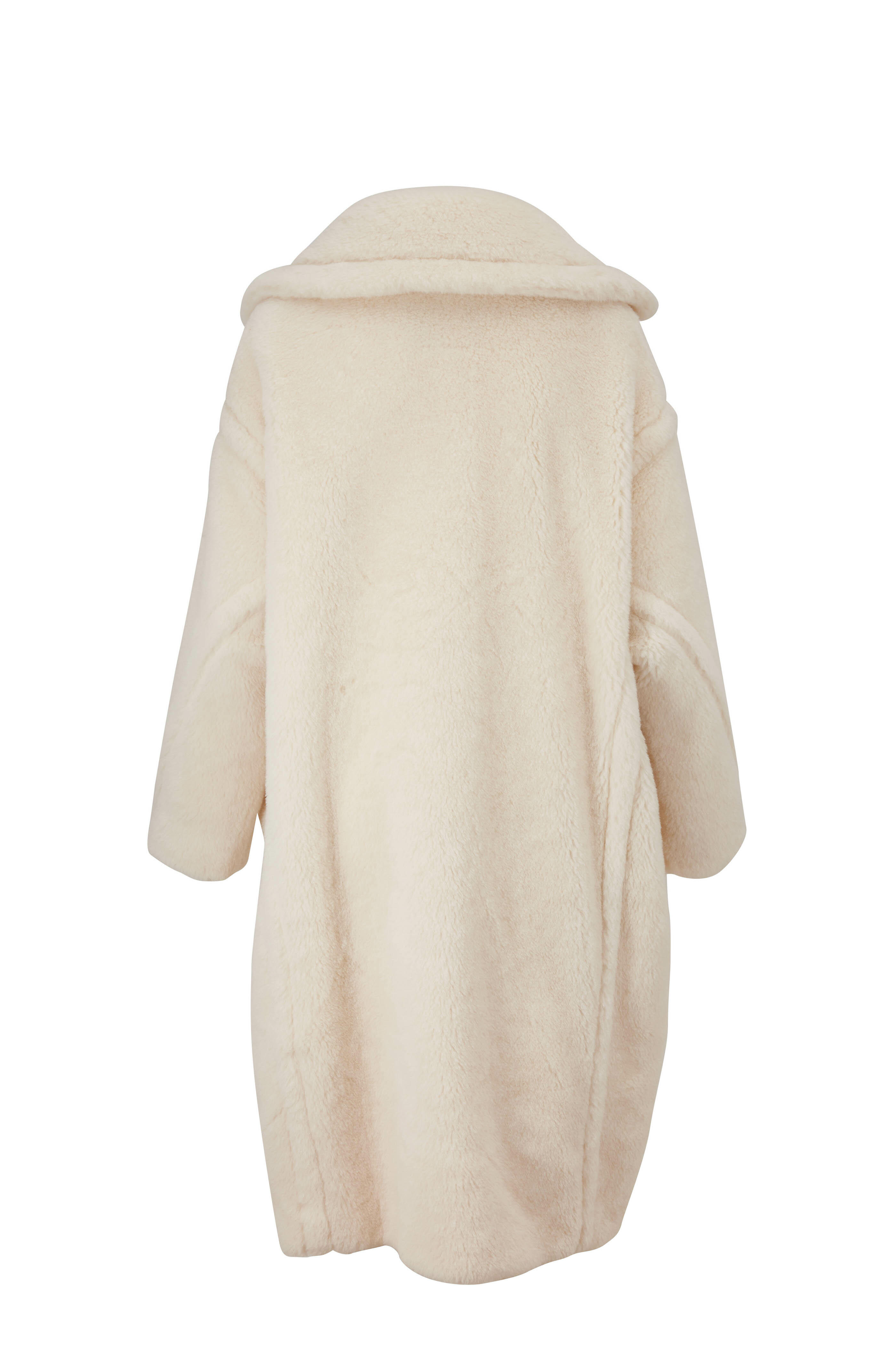 Max Mara - Tedgirl Ivory Double-Breasted Coat