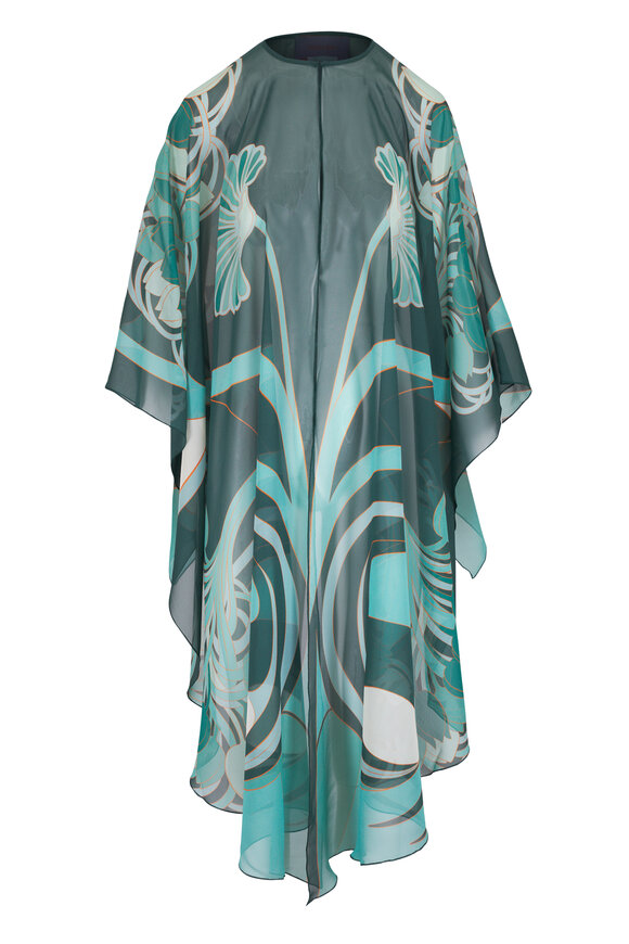 La DoubleJ Maria Placée Silk Cape