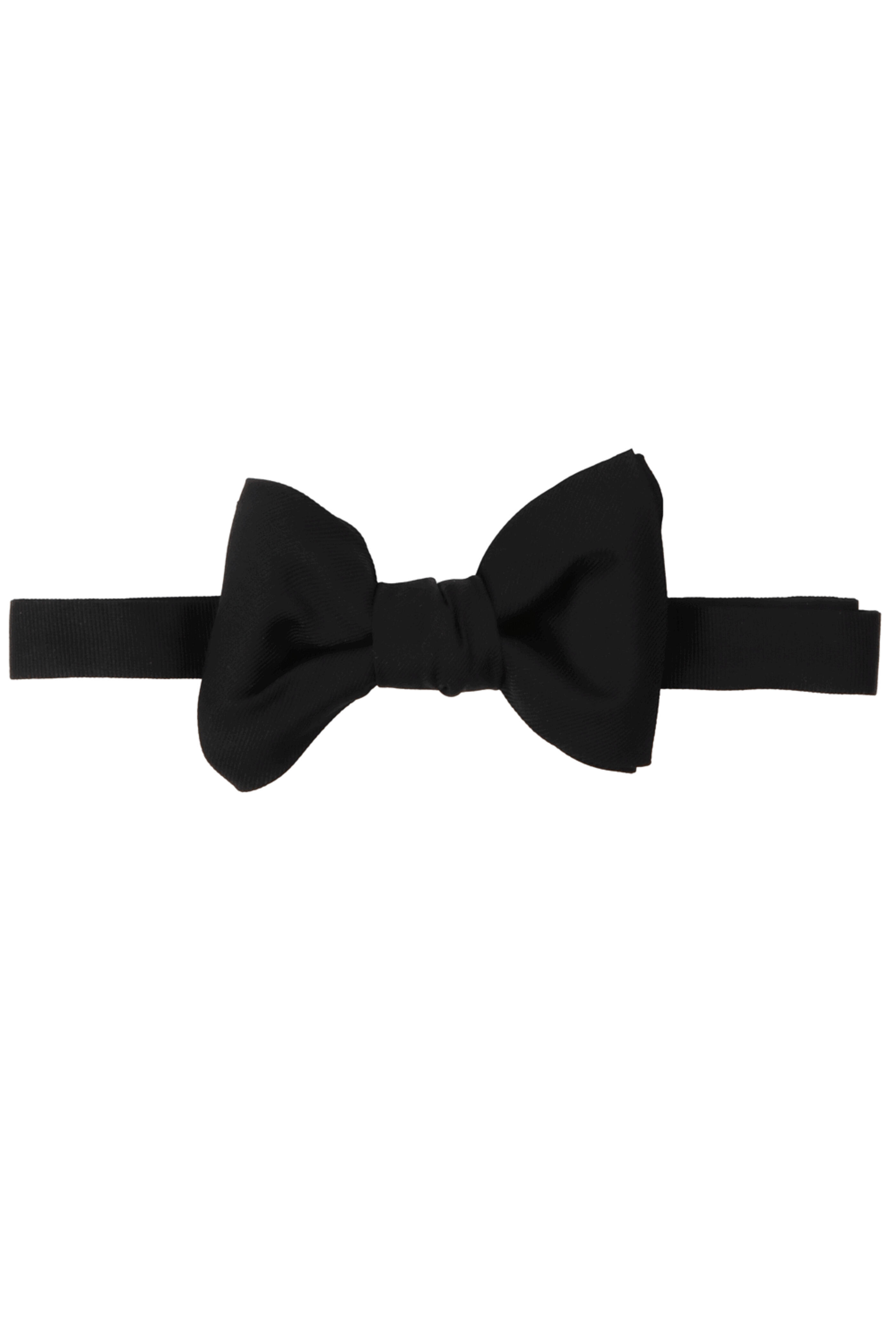 Geoff Nicholson - Black Grosgrain Pre Tie Bow Tie