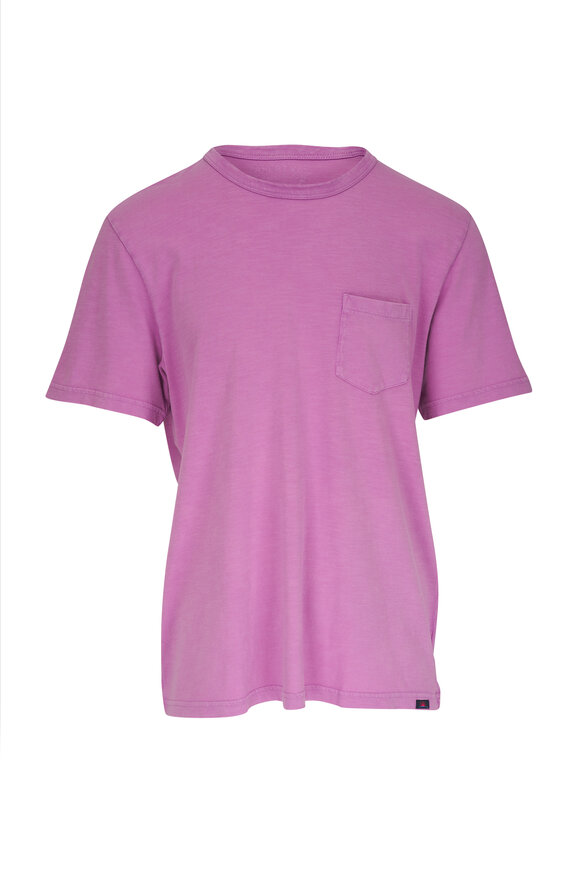 Faherty Brand Sunwashed Summer Violet Pocket T-Shirt