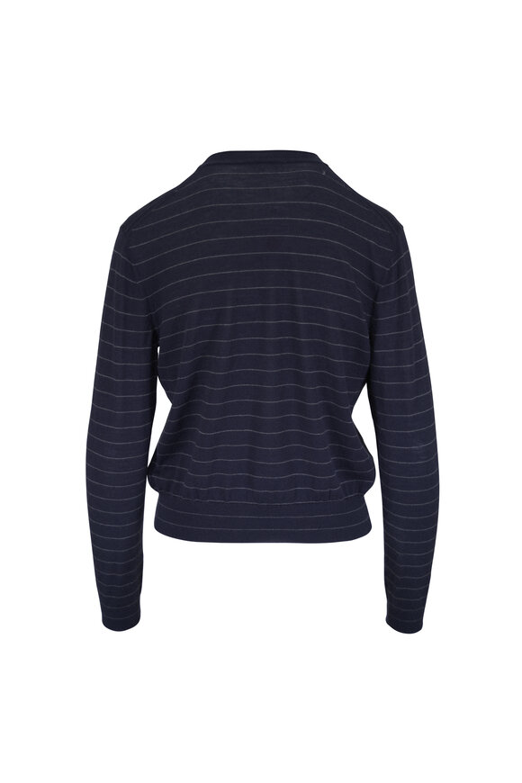 Lafayette 148 New York Ink Stripe Crewneck Sweater - view 2