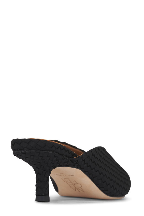 Naghedi Strada Onyx Kitten Heel Mule - view 4