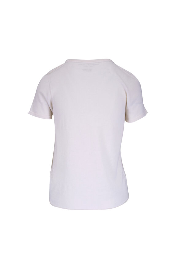 Majestic Milk Cashmere Crewneck T-Shirt - view 3