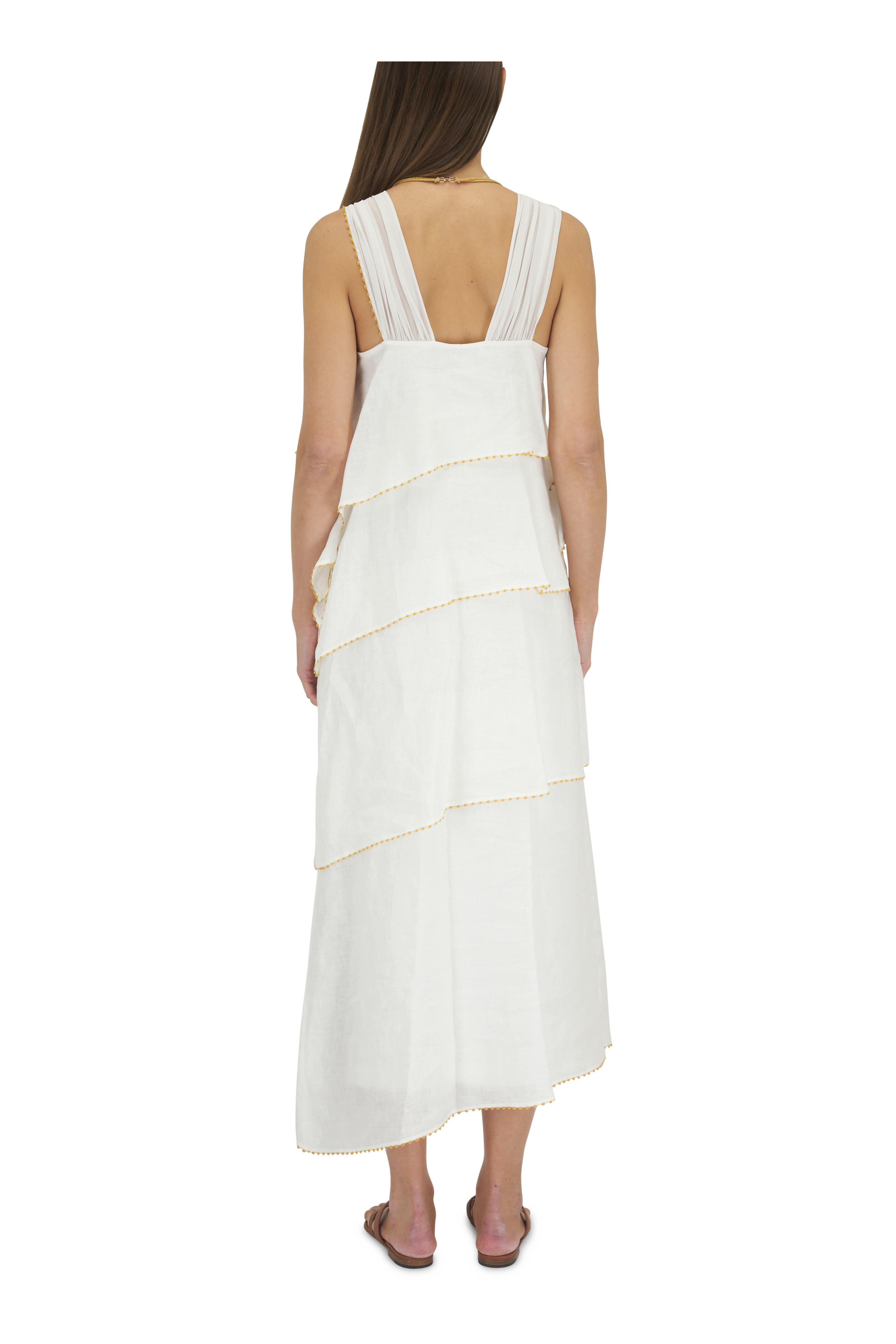 Dorothee Schumacher - Summer Waves White Tiered Dress
