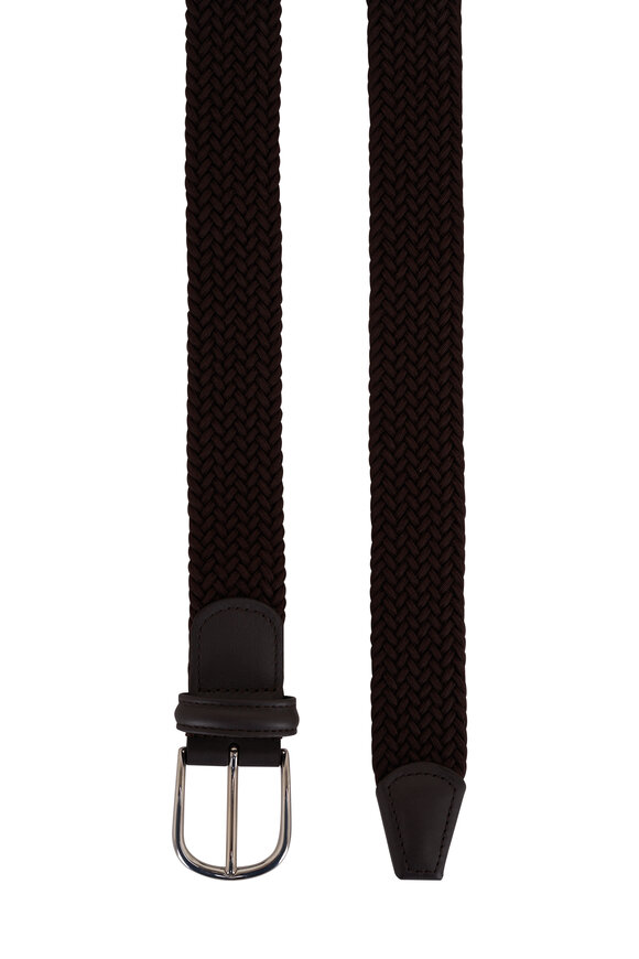 Anderson's - Dark Brown Elasticized Woven Belt