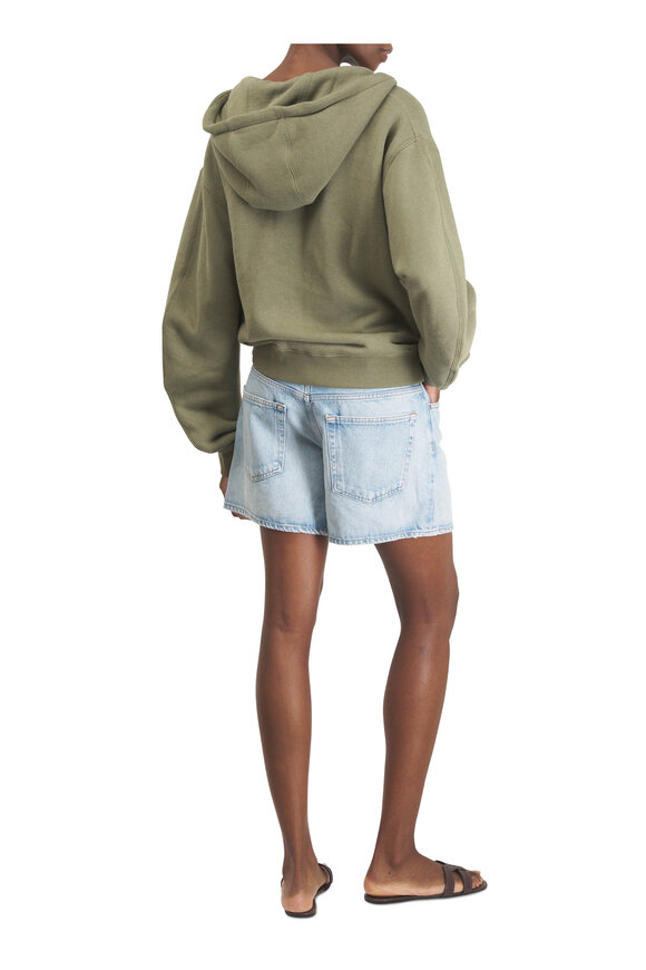 Agolde Leith Convert Denim Shorts - view 4