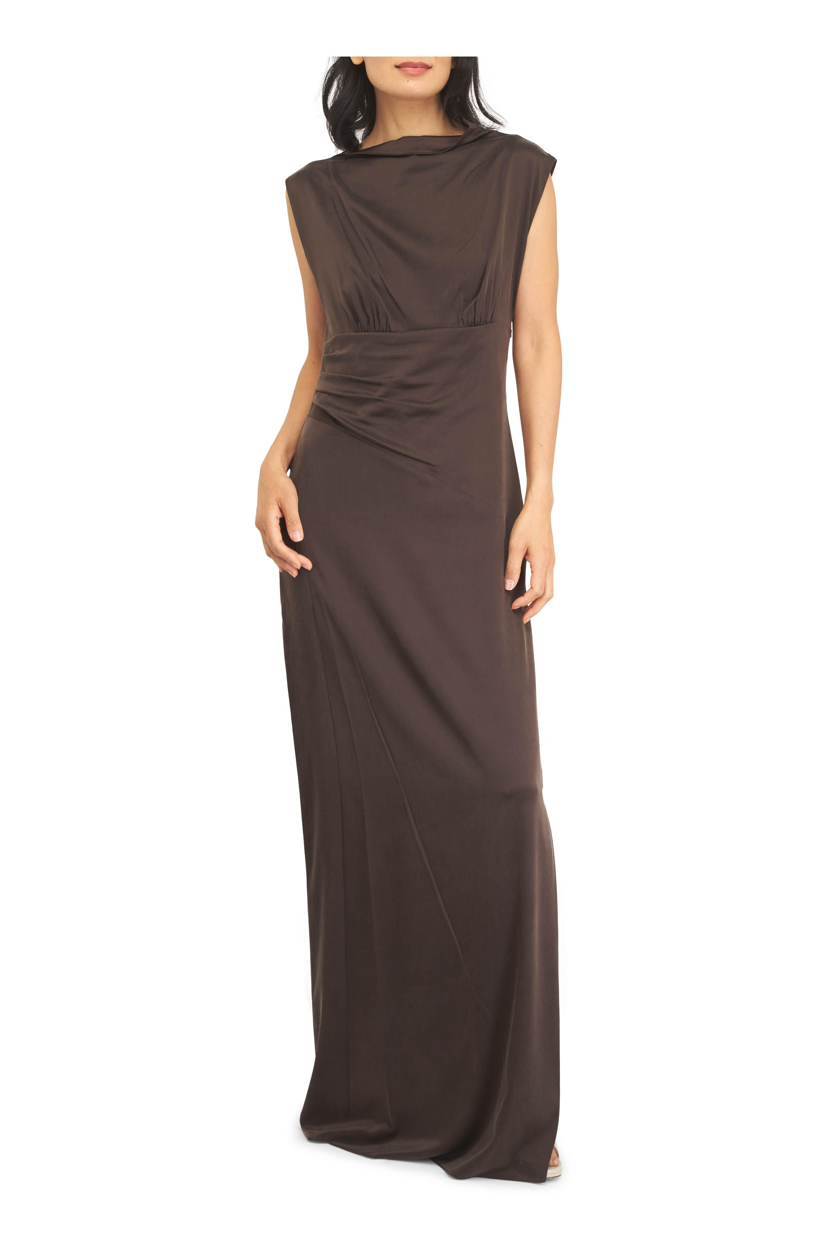TWP - On The Side Delicioso Draped Shirred Gown - view 2