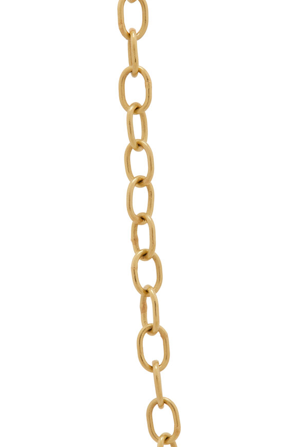 Mindy Fox - Oval Link 18K Green Gold Chain