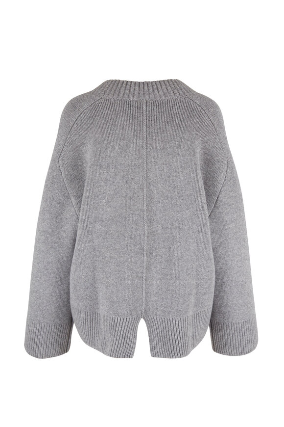 Khaite - Isabelle Stone Gray Cashmere Sweater