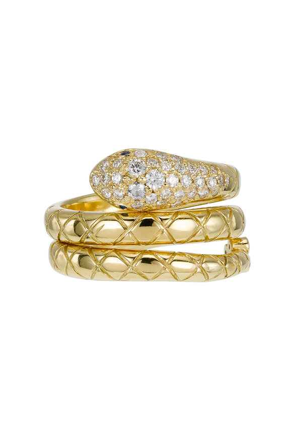 Temple St. Clair - Diamond Serpent Ring