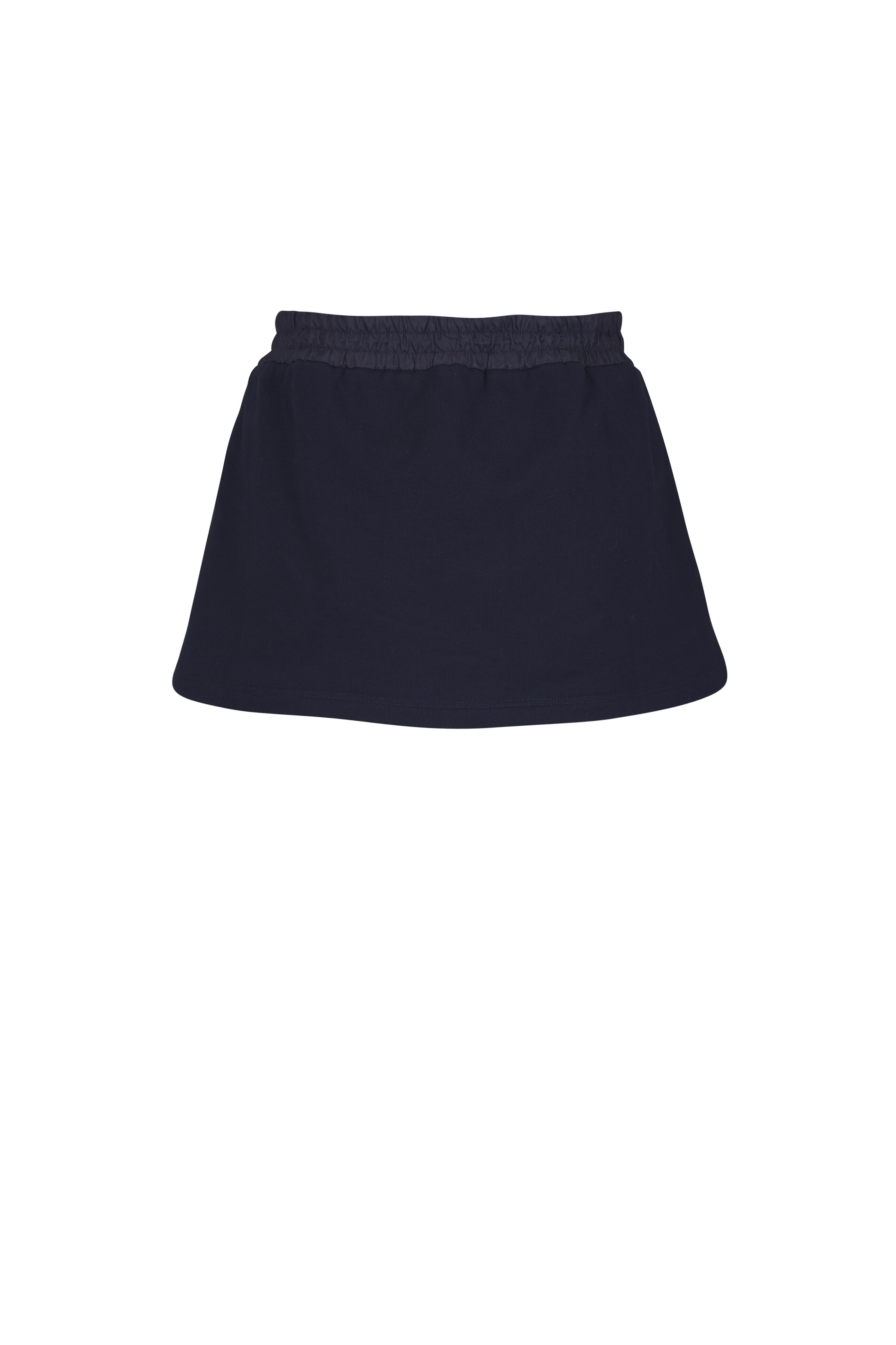 Miu Miu - Navy Cotton Fleece Mini Skirt