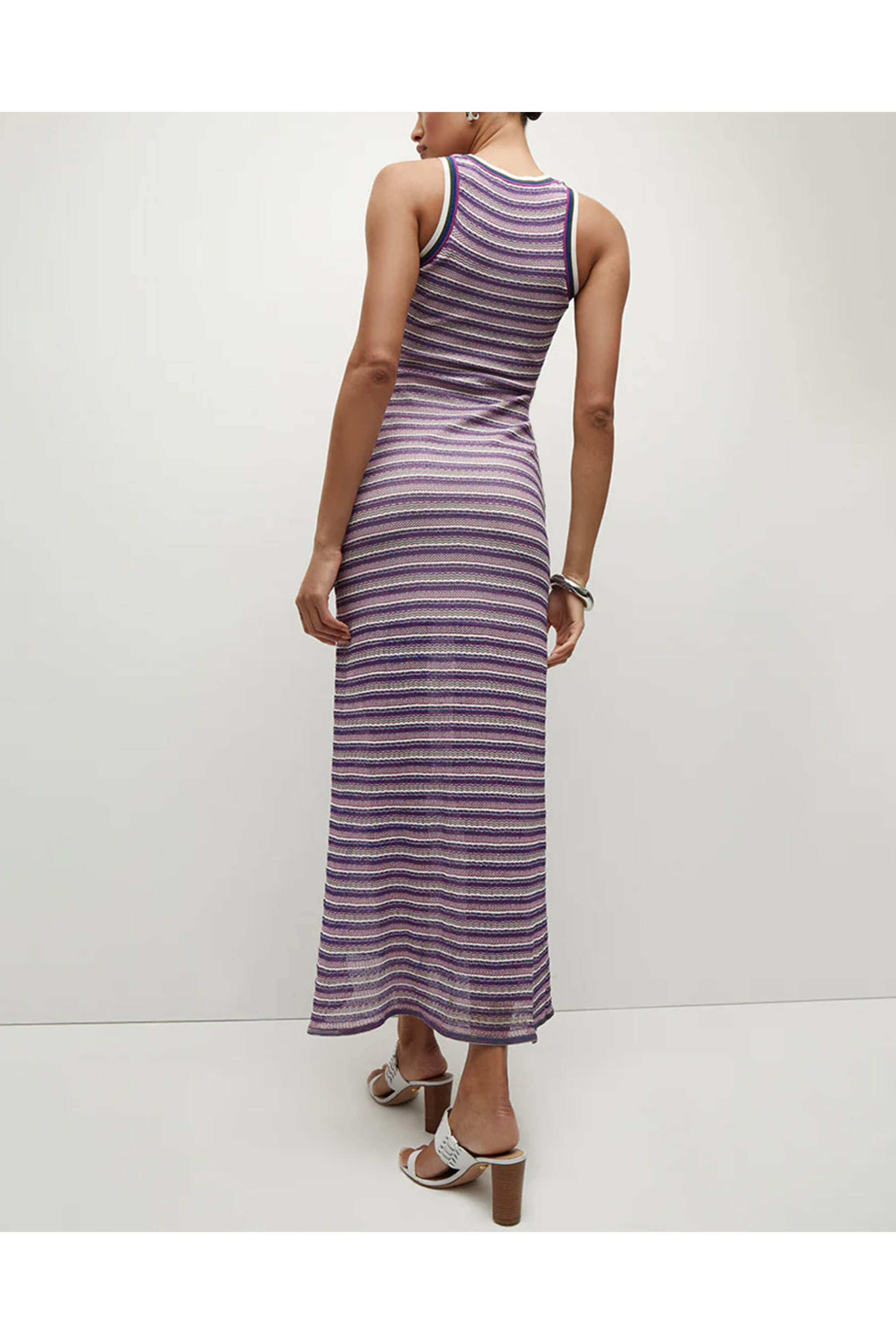 Veronica Beard - Multicolor Stripe Knit Sivan Dress