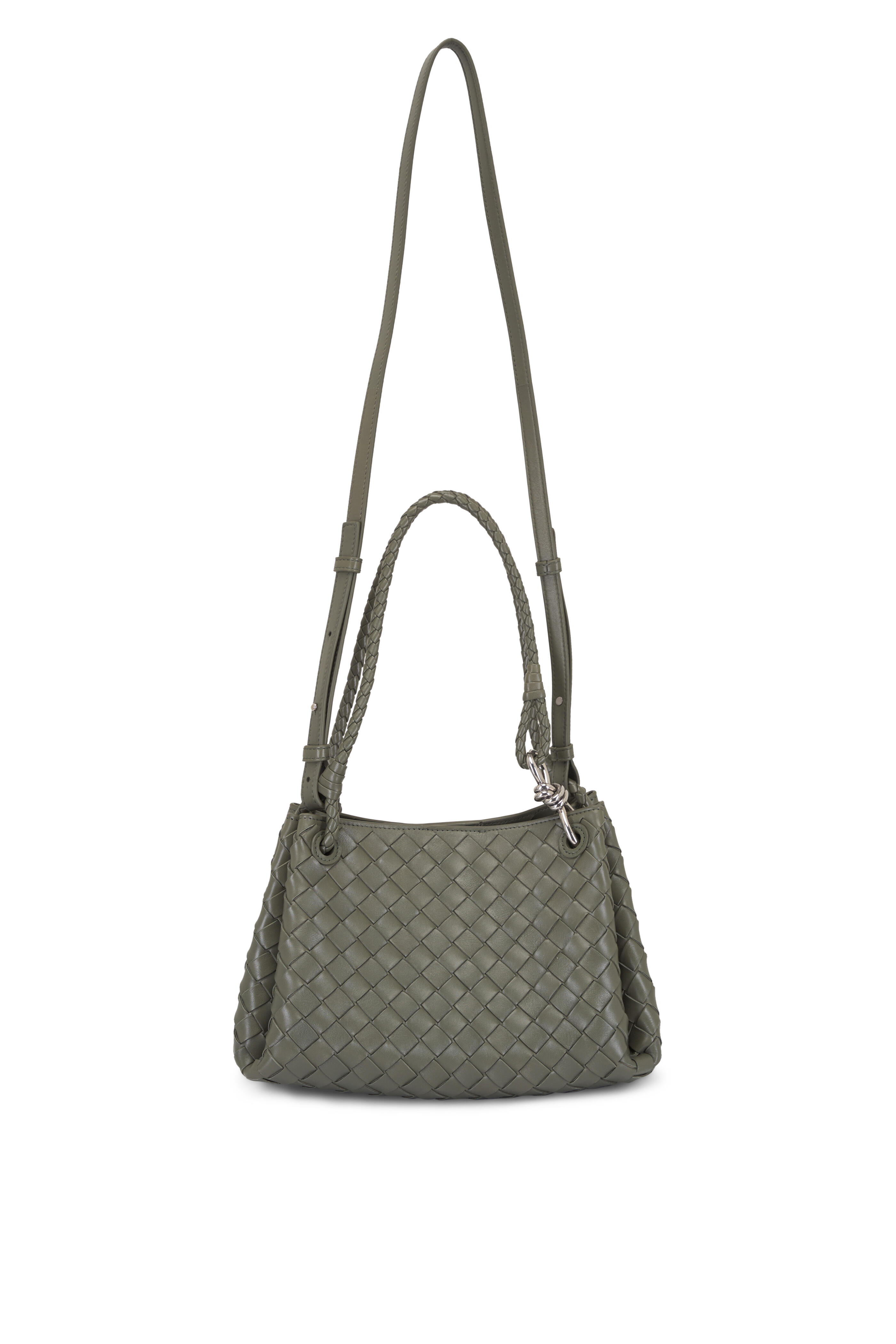 Bottega Veneta - Medium Parachute Pickle Leather Shoulder Bag