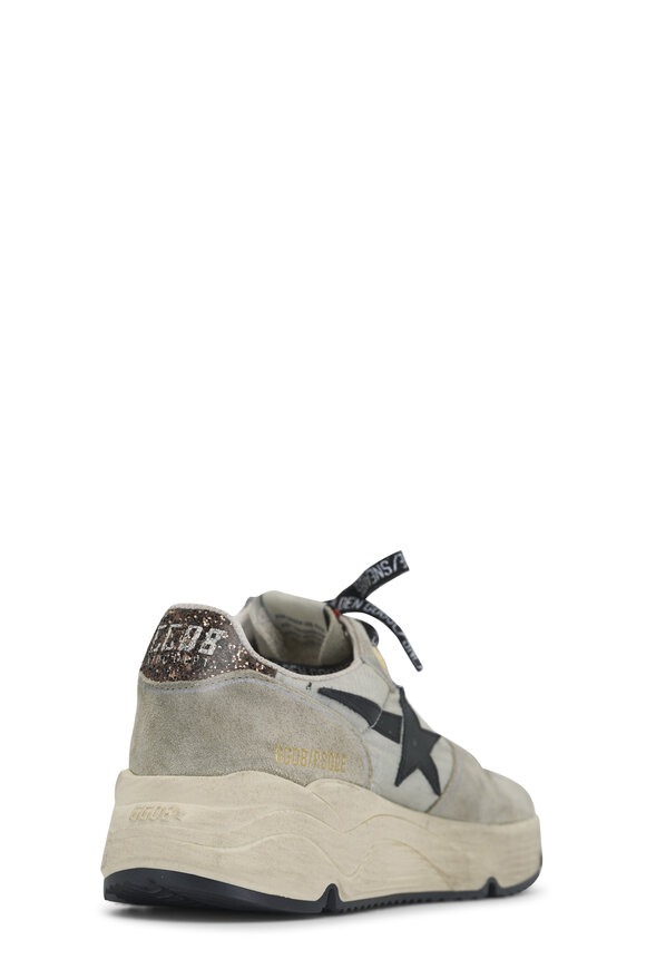 Golden Goose - Running Sole Ice & Taupe Suede Sneaker 