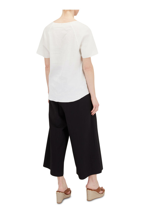 Peter Cohen - Black Organic Cotton Fleet Pant 