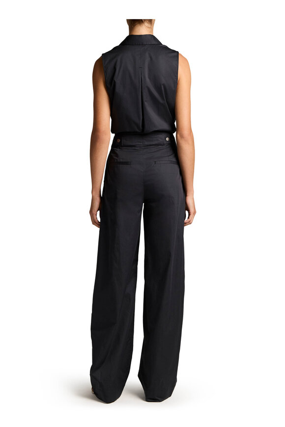 Vince Ink Cotton High-Rise Pant - view 3