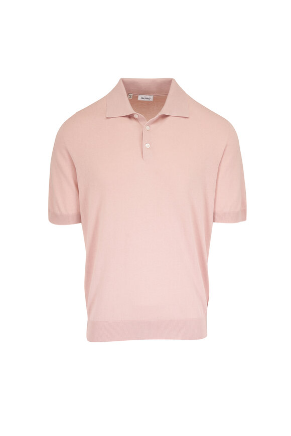 Atelier Munro Slate Pink Cotton Polo - view 1