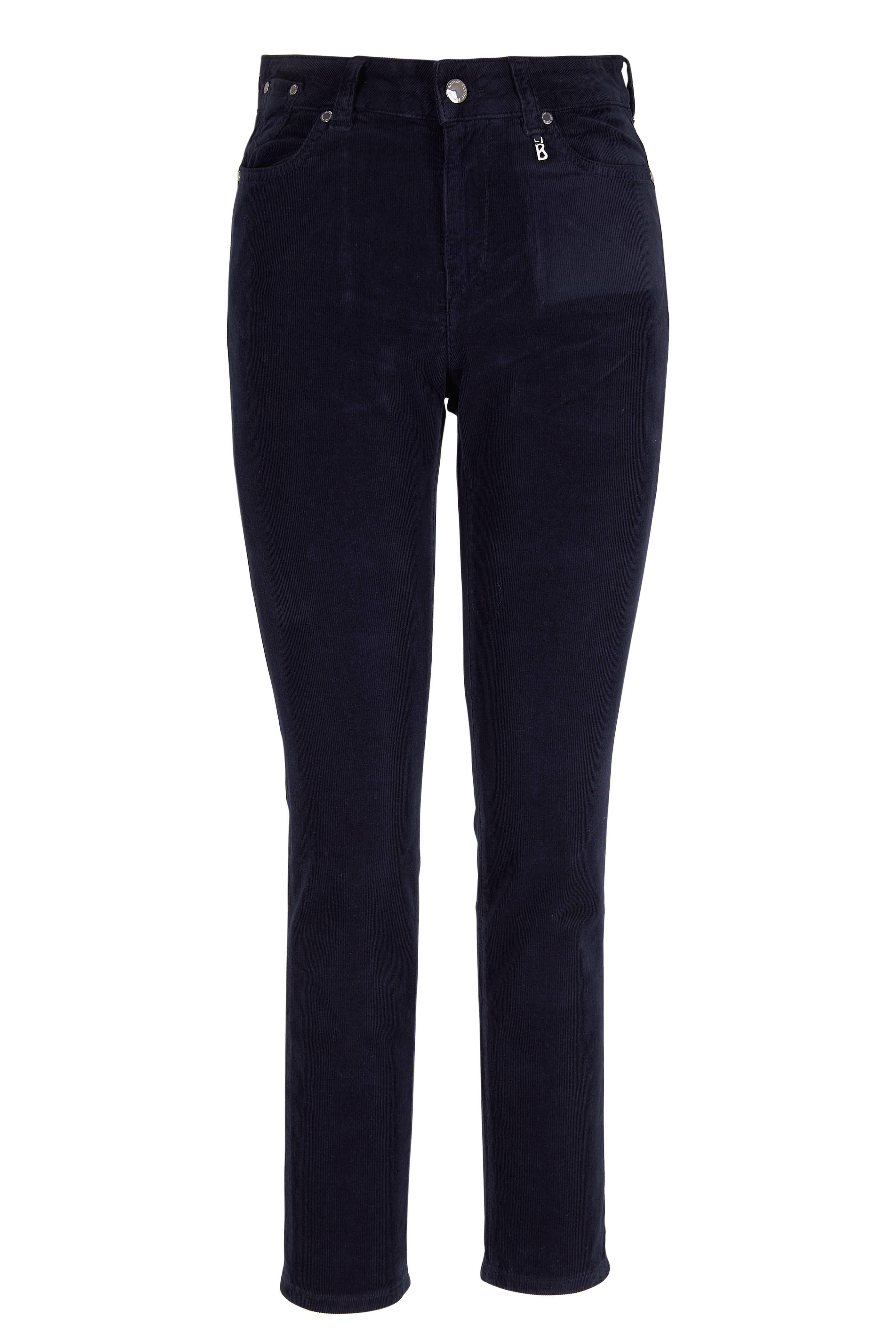 Bogner - Julie Navy Corduroy Five Pocket Jean | Mitchell Stores