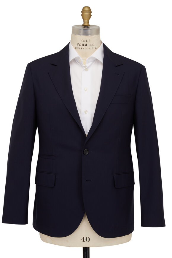 Brunello Cucinelli - Navy Lightweight Wool Suit