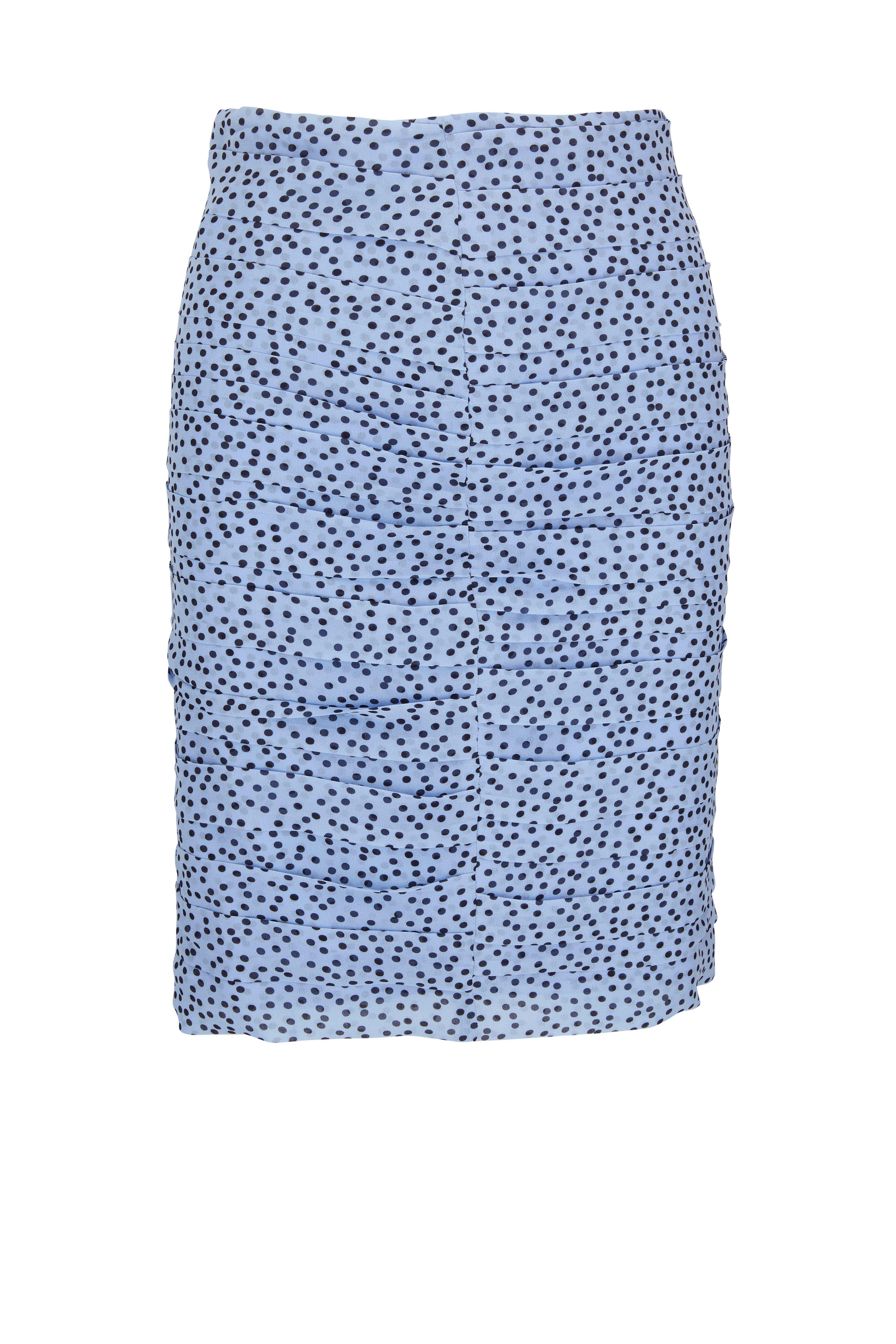 Dorothee Schumacher - Transparent City Lights Light Blue Mini Skirt