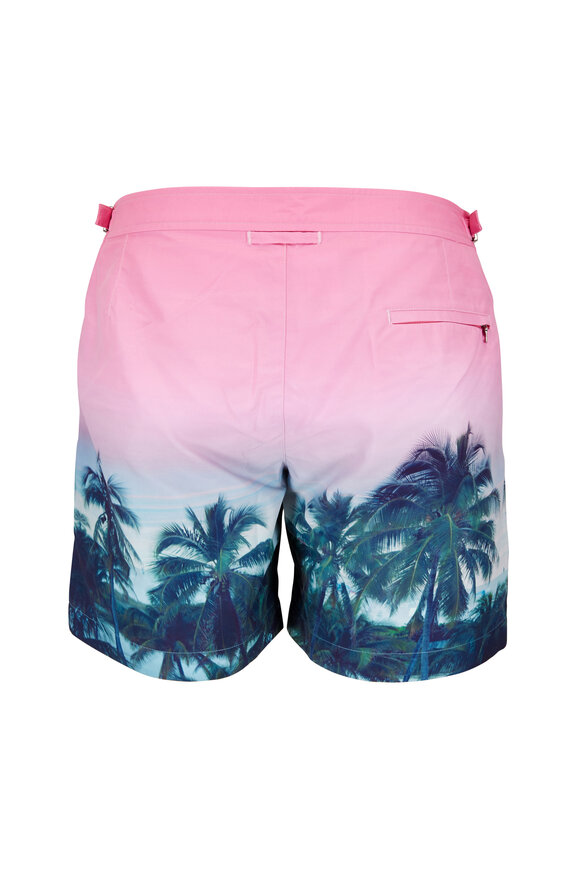 Orlebar Brown - Bulldog Pink Palms Aplenty Swim Trunks