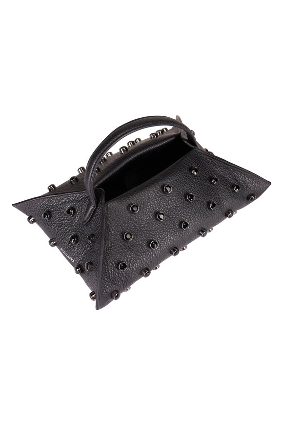 Altuzarra Origami Black Crystal Baguette Top Handle Bag - view 5