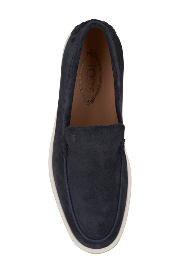 Tod's - Navy Suede Loafer