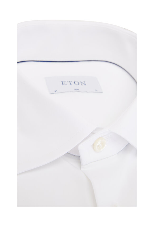 Eton - White Stretch Dress Shirt