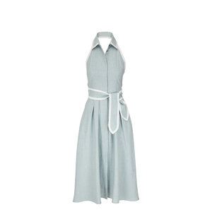 VIP【関税送料無料】希少 Max Mara Pianoforte Vittor Dress Max Mara - Caio Linen Halter Midi Dress | Mitchell Stores