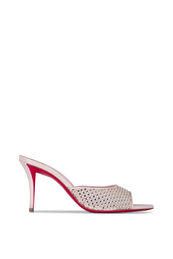 Christian Louboutin - Apostropha Leche Meche Crystal Mule, 80mm 