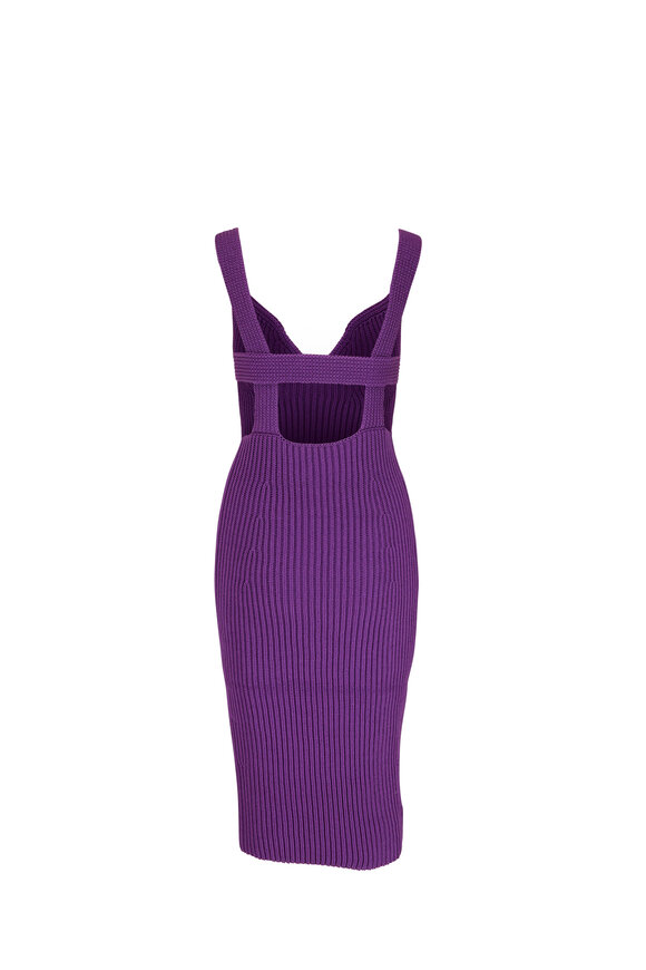 Khaite - Alessia Grape Knit Dress 