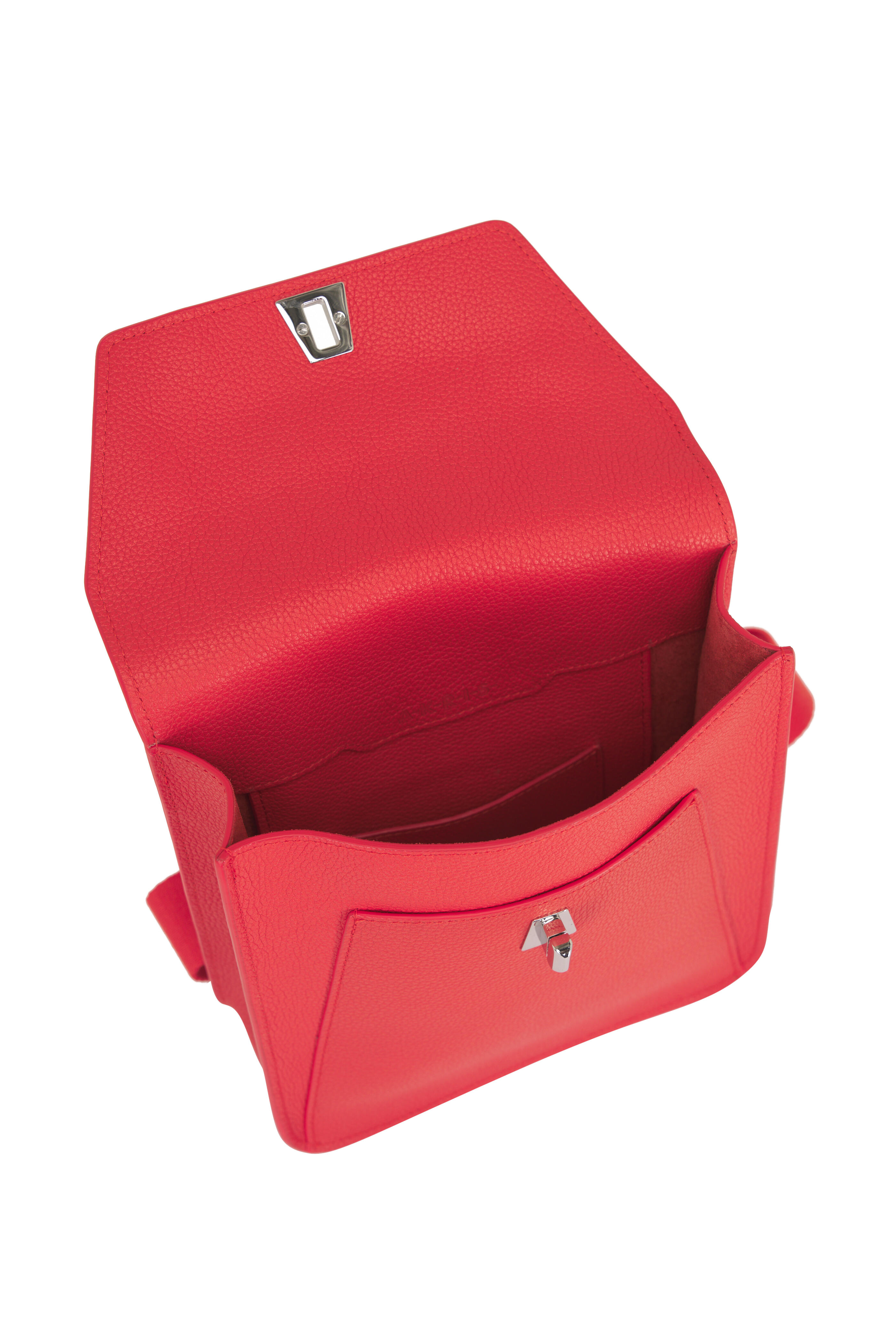 Akris - Anouk Tangerine Leather Crossbody Bag