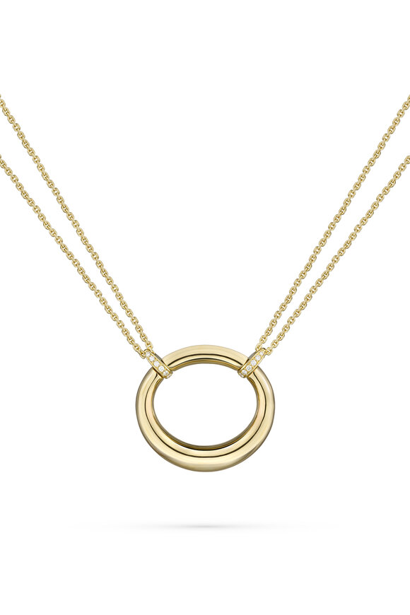 Paul Morelli 18k Yellow Gold Small Ultimate Diamond Necklace - view 1