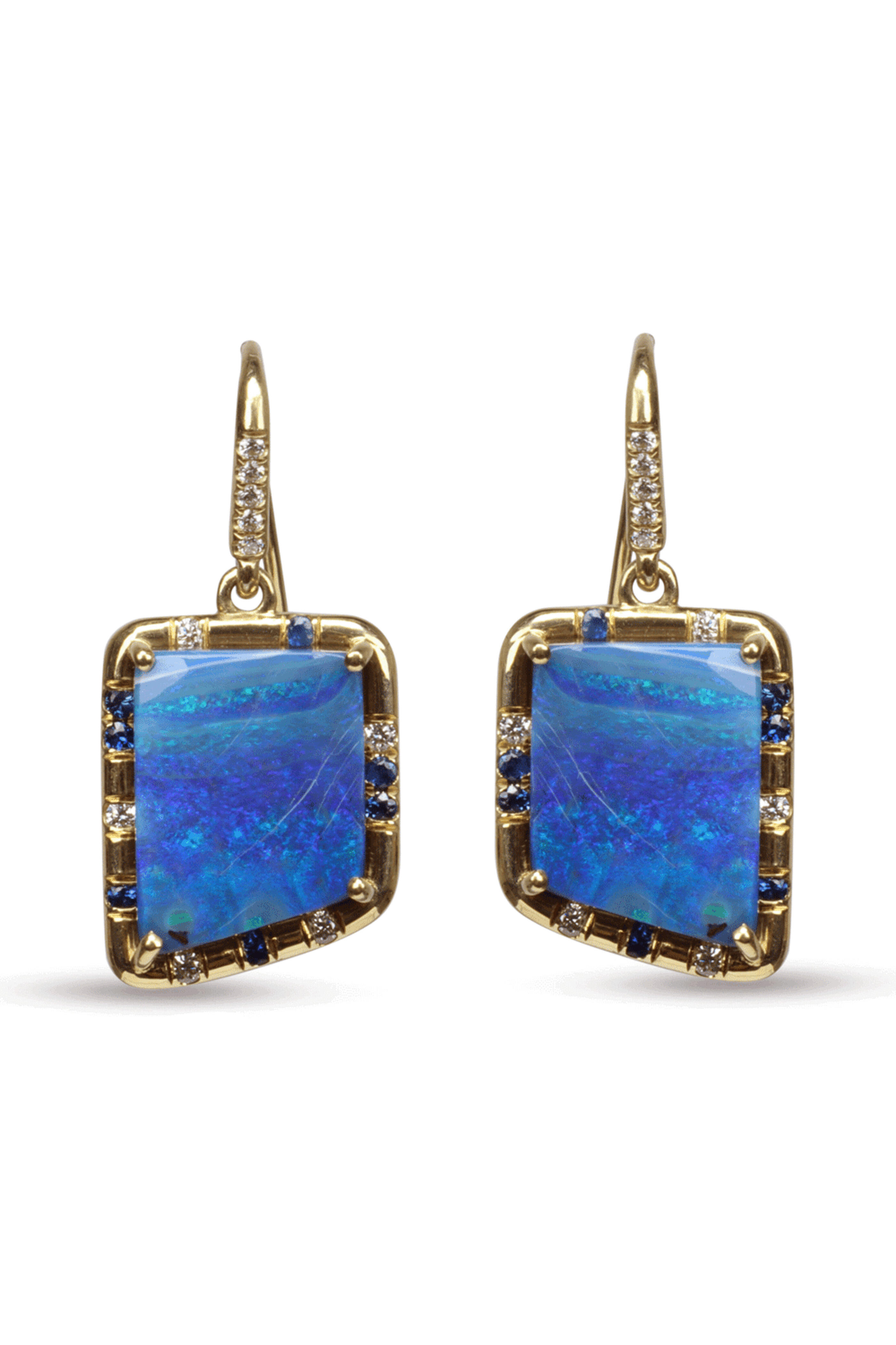 Lauren K - Opal & Sapphire Sprinkle Earrings