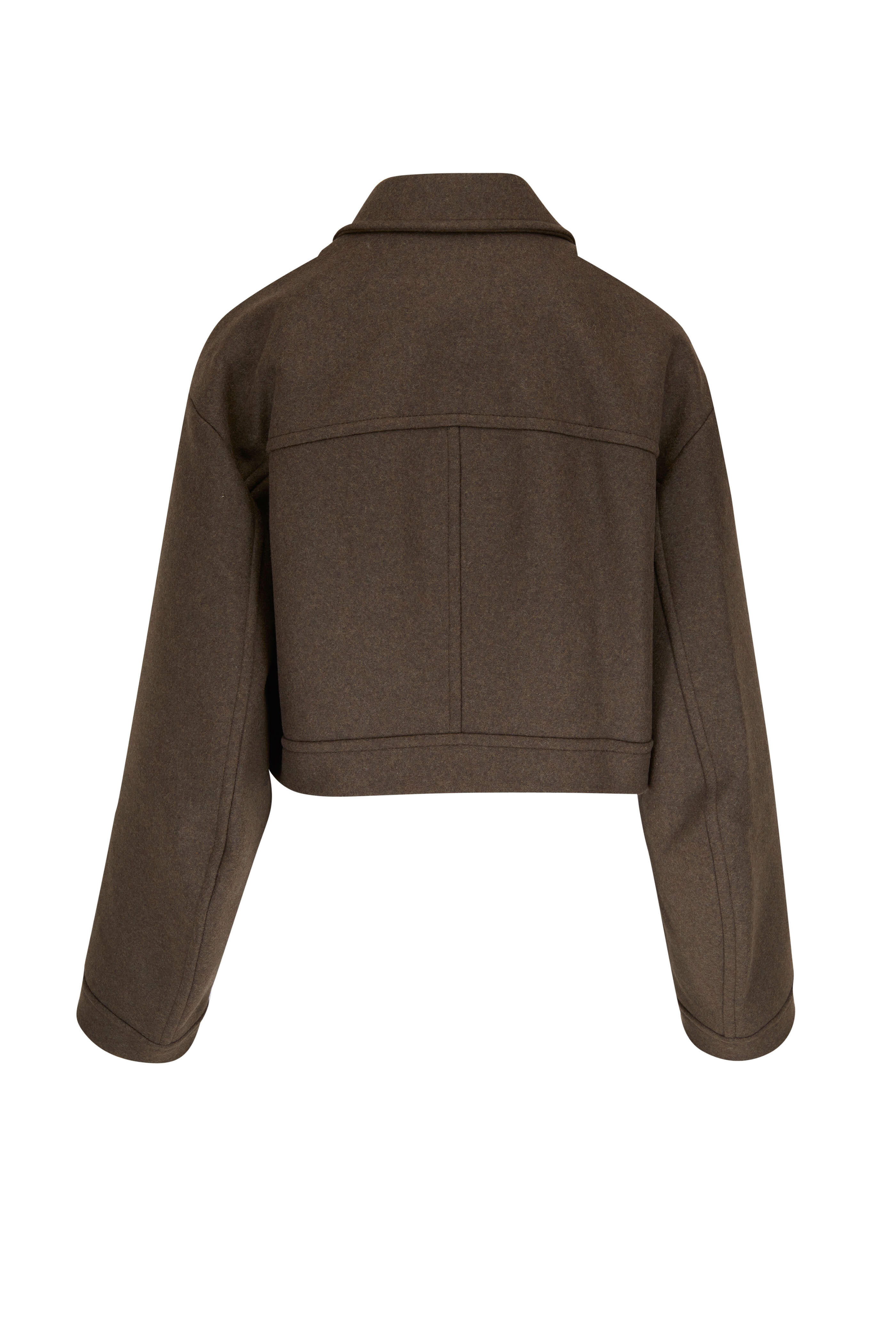 Khaite - Combly Army Mélange Jacket | Mitchell Stores