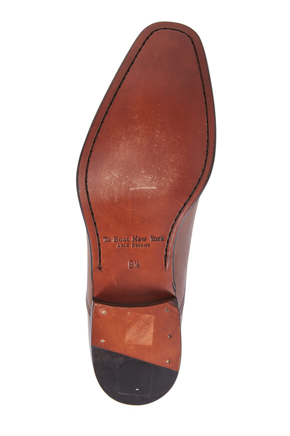 To Boot New York Aiden Brown Leather Cap-Toe Oxford