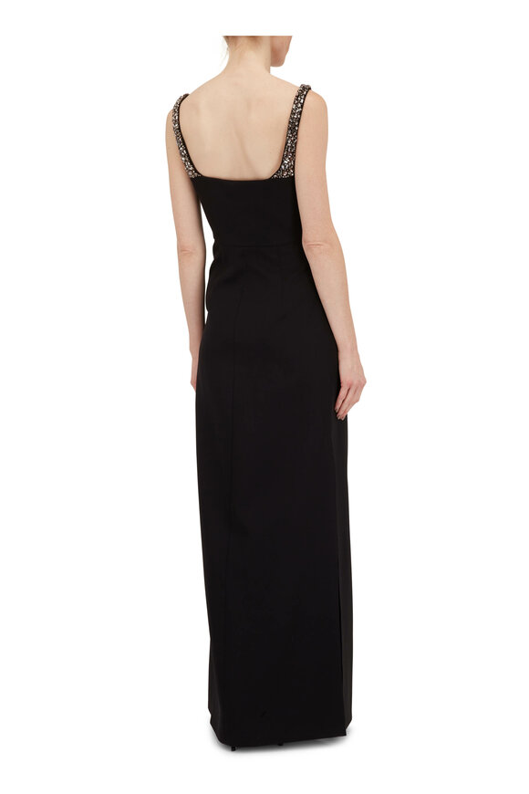 Sachin + Babi - Sam Black Beaded Column Gown