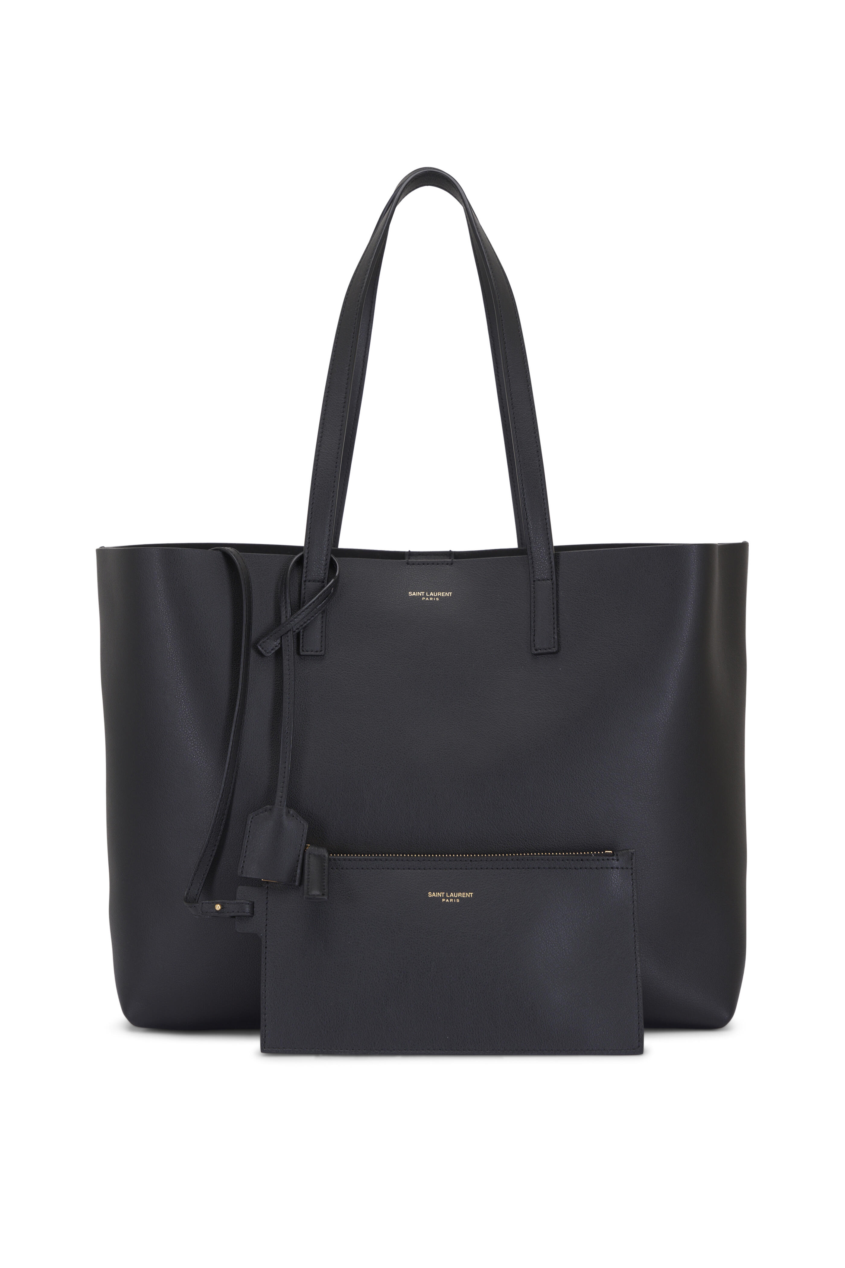 【SAINT LAURENT】TOTEBAG OVERSIZED SAINT LAURENT TOTEBAG IN BRUSHED COTTON | Saint