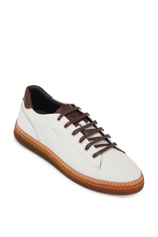 Maison Margiela - Replica White Suede & Leather Low Top Sneaker