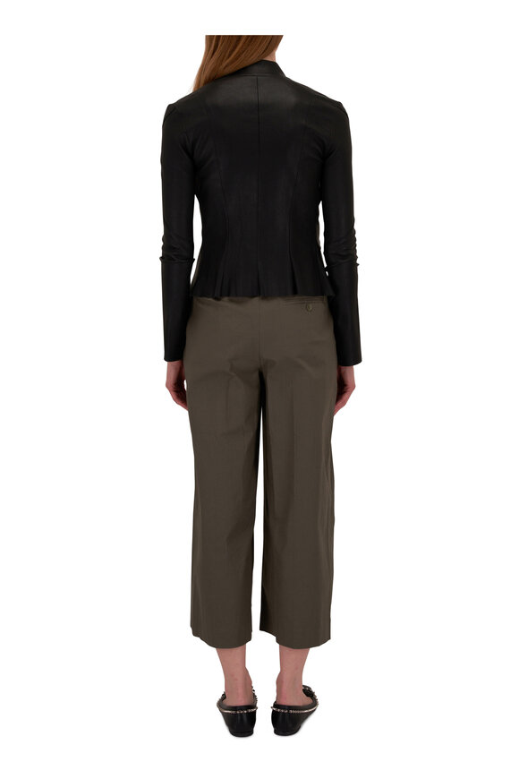 3.1 Phillip Lim - Origami Army Green Cropped Wide Leg Pant