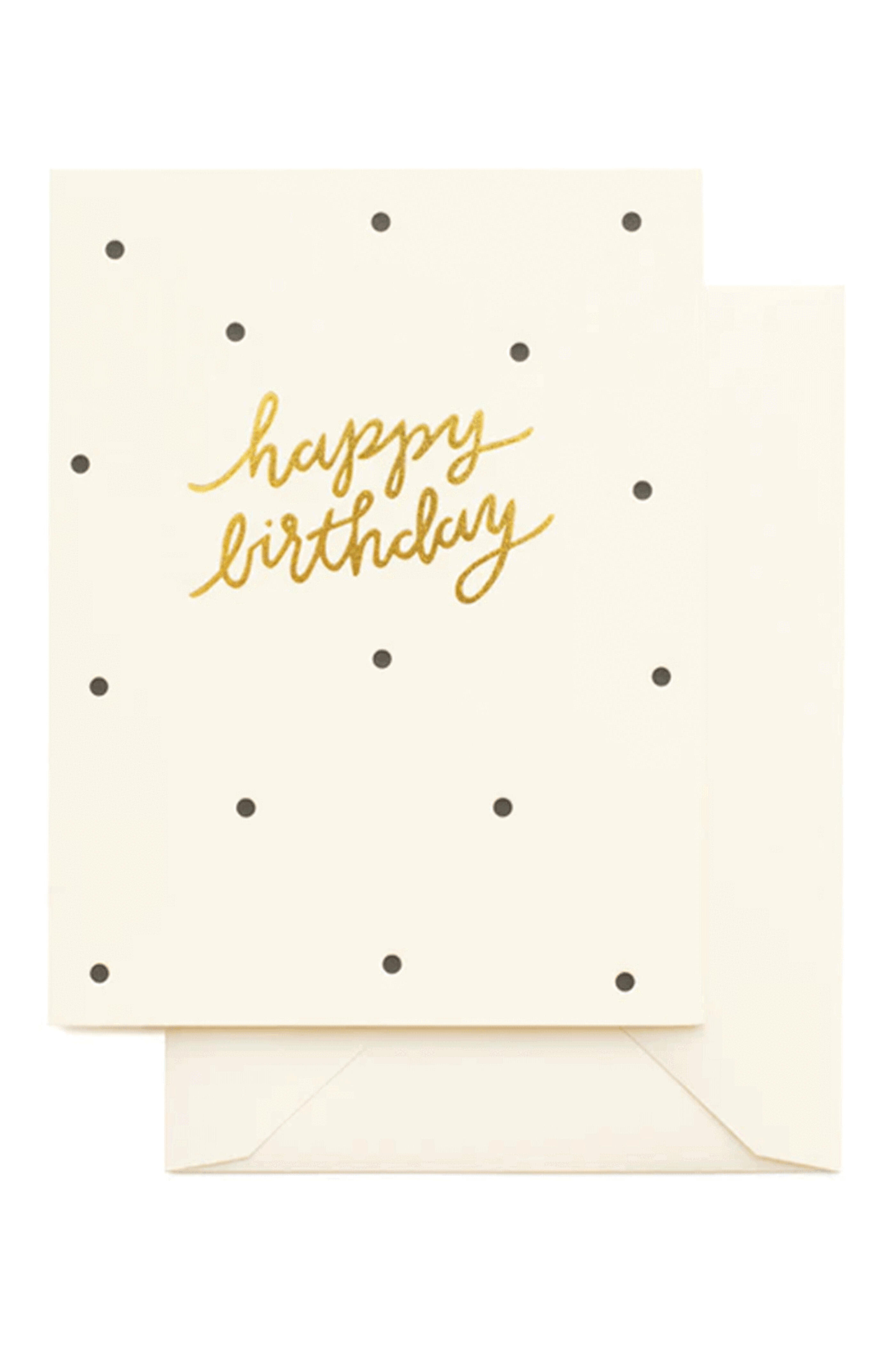 Sugar Paper - Dotty Birthday Card