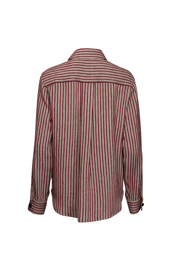La DoubleJ Better than Your Boyfriend’s Red & Beige Jacket - view 2