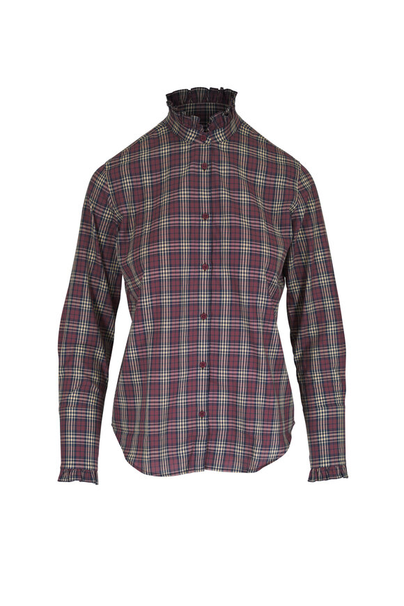 Nili Lotan Elio Nova Check Shirt - view 1