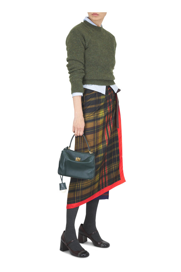 Dries Van Noten Forest Green Crewneck Sweater - view 2